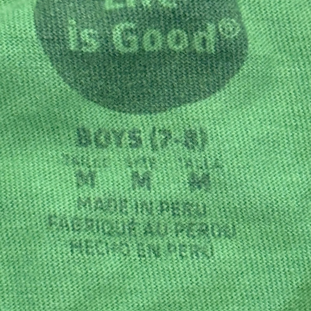 Life Is Good Green Wild Man Kids Long Sleeve Tee - Picture 3 of 3